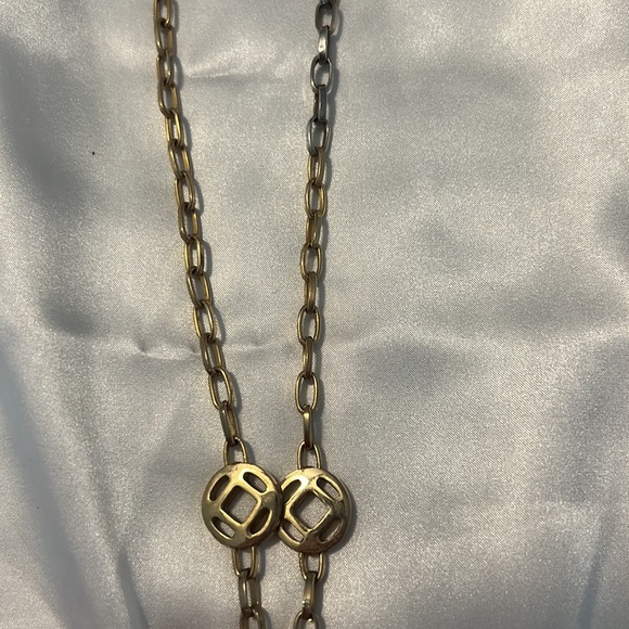 Gold/silver multi crystal stone chocker - Picture 7 of 10
